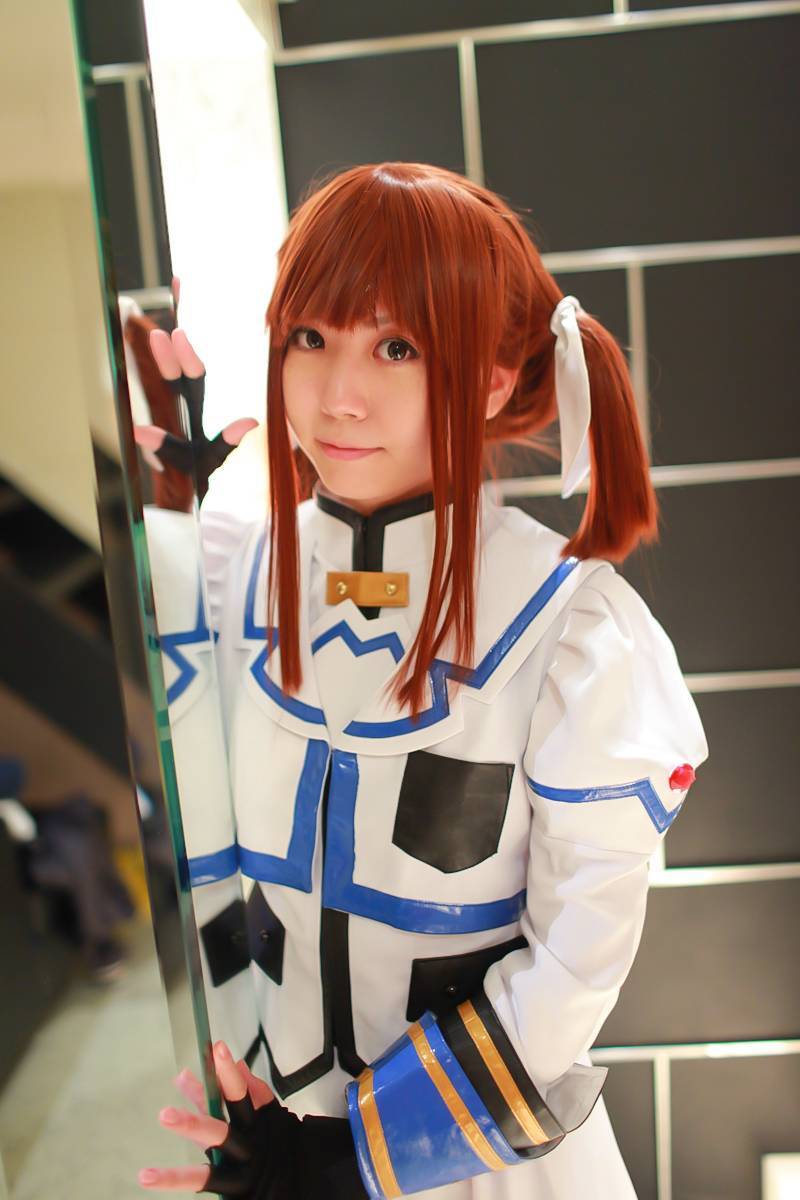 [Cosplay]  Hot Maho Shojo Lyrical Nanoha 诱惑的动作